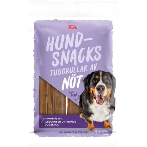 Hundtugg Tuggrullar 5-p 215g  ICA