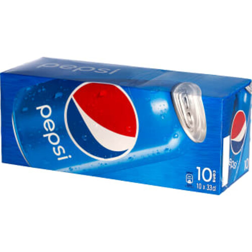 Läsk Pepsi Burk 33cl 10-p