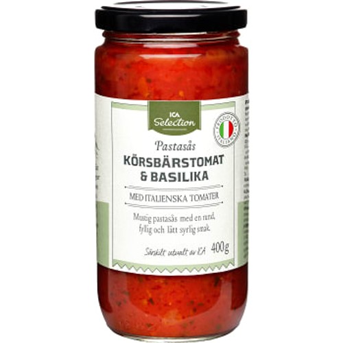 Pastasås Körsbärstomat & Basilika ICA Selection
