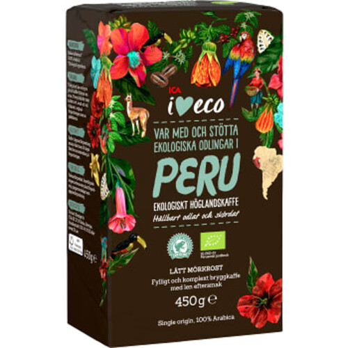 Bryggkaffe Peru Ekologisk 450g ICA I love eco