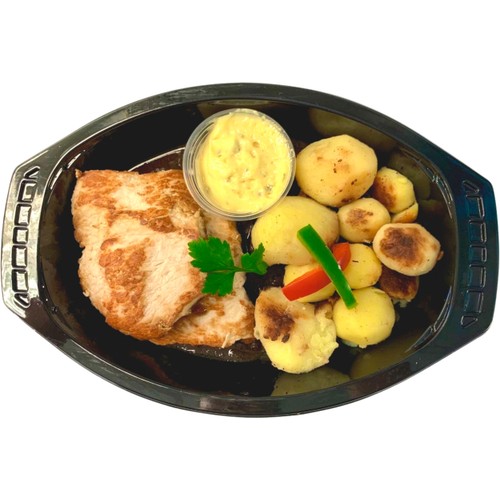 Fläsknoisette Med Bearnaisesås & Stekt Potatis ca 400g Restaurang Nya Energikällan