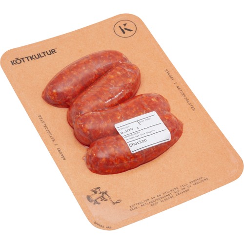 Färskkorv Chorizo Kryddad Med Rökt Paprika 280g Köttkultur