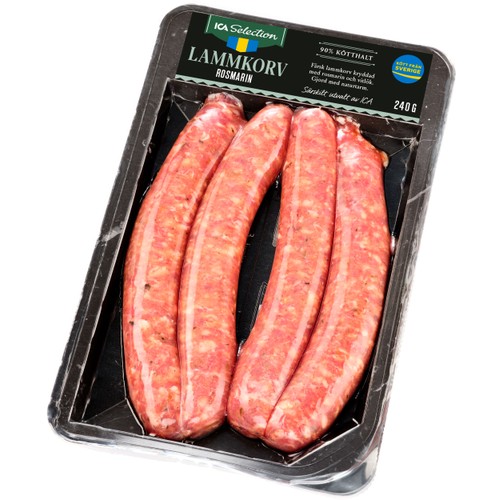 Lammkorv rosmarin 240g ICA Selection