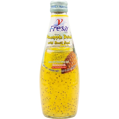 Dryck Med Basilikafrön & Ananassmak 290ml V-Fresh