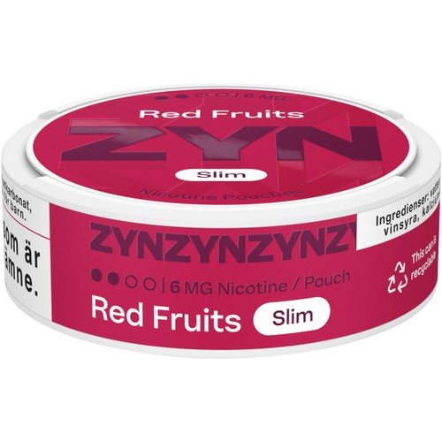 Zyn Red Fruits Slim 6mg S2 13.6g