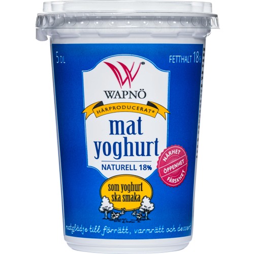 Matyoghurt 18% 5 dl Wapnö