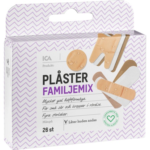 Påster Familjemix 26-p ICA Hjärtat