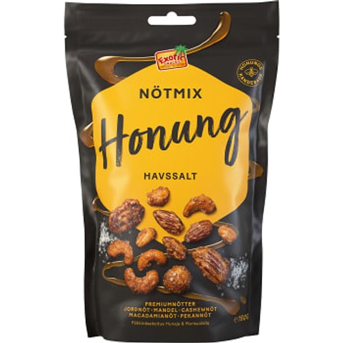 Nötmix Honung med havssalt 150g Exotic Snacks