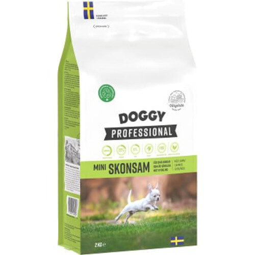 Hundmat Skonsam Lamm & Ris 2kg Doggy Professional