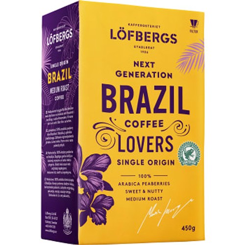 Bryggkaffe Brazil 450g Löfbergs
