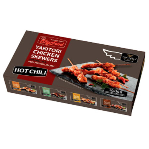 Kycklingspett Djupfryst Hot Chili 1,5kg 50-p Sky Food