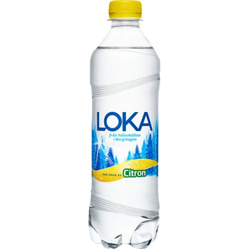 Vatten Kolsyrad Citron 50cl Loka