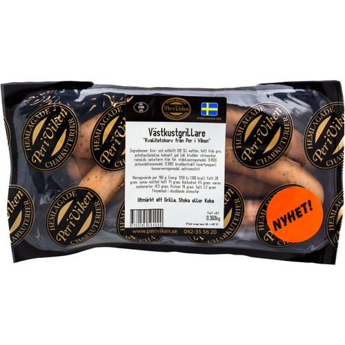 Västkustgrillare 4-pack 360g Per i Viken Chark