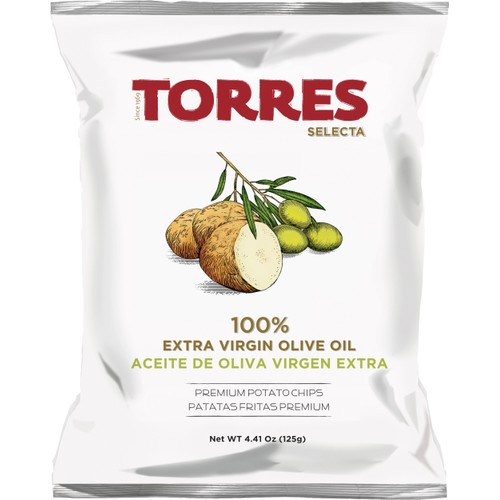 Chips Extra Virgin Olivolja ca 125g Torres