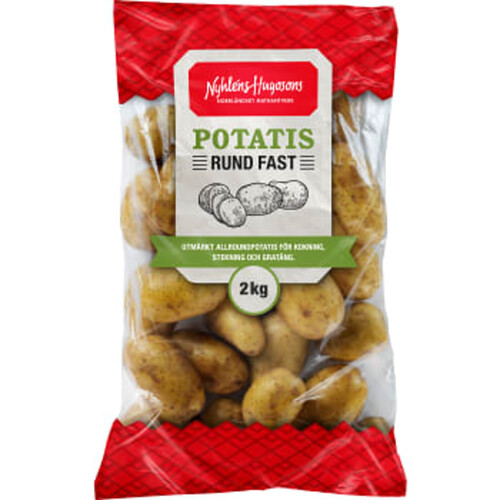 Potatis Rund Fast 2kg Nyhléns Hugosons