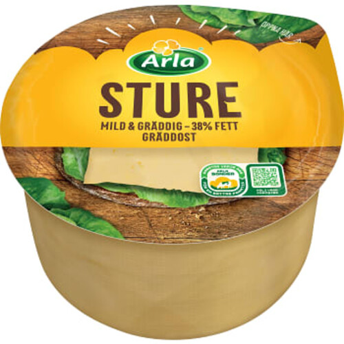 Sture Gräddost mild 38% ca 1,1 kg Arla®