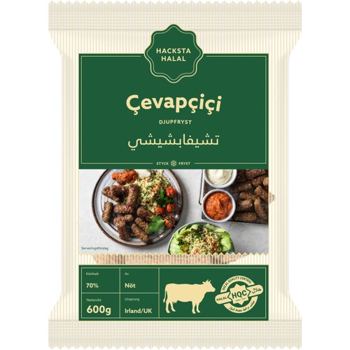 Cevapcici 600g Hacksta Halal