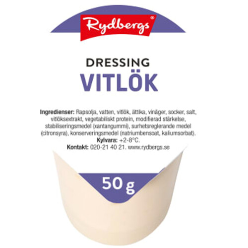 Dressing Vitlök 50g Rydbergs