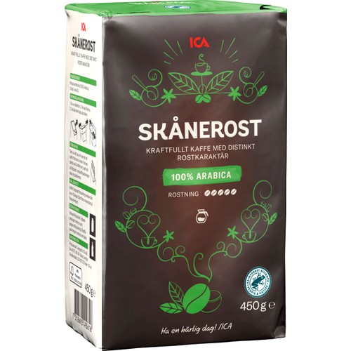 Bryggkaffe Skånerost 450g ICA