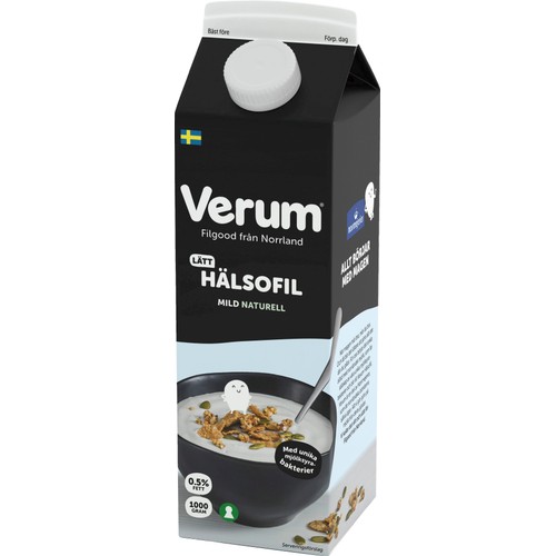 Hälsofil 0,5% Naturell 1000g Verum 