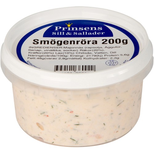 Smögenröra 200g Prinsens Sill & Sallader Prinsens sill & sallader
