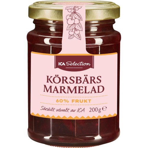 Marmelad Körsbär 200g ICA Selection