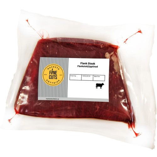 Flanksteak Färsk Frystinad UK ca 1kg Hacksta Köttdisk