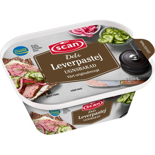 Leverpastej Ugnsbakad 200g Scan