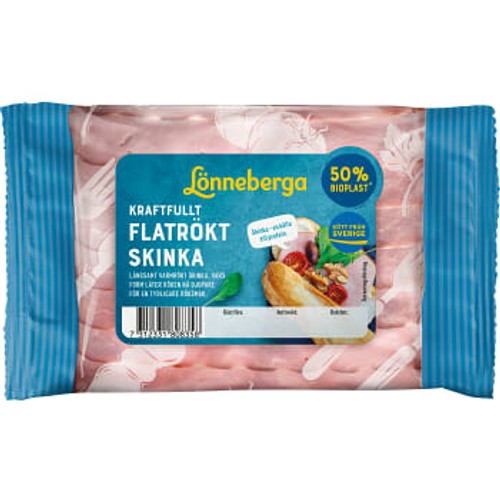 Skinka Kraftfullt flatrökt 120g Lönneberga