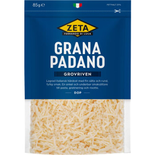 Grana Padano Grovriven 85g Zeta