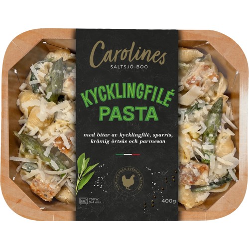 Färsk Färdigmat Kycklingfilépasta  400g Carolines Saltsjö-Boo