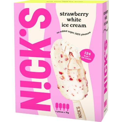 Strawberry white s 4-pack Nick´s