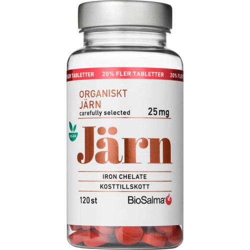 Kosttillskott Järn 25mg 120-p Biosalma
