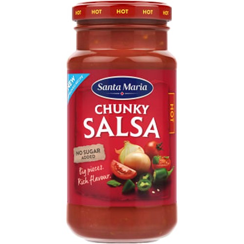 Chunky salsa Hot 230g Santa Maria