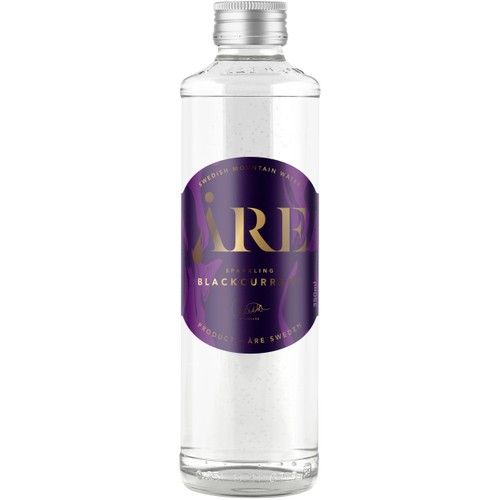 Vatten Kolsyrat Svartvinbärsmak 350ml Åre Water