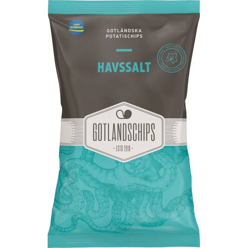 Potatischips Gotlandschips Havssalt 150g Gotlandschips