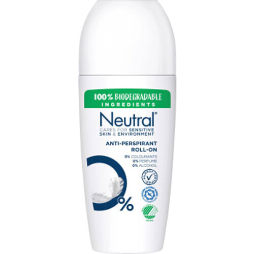 Deodorant Neutral Oparfymerad Roll-on 50 ml