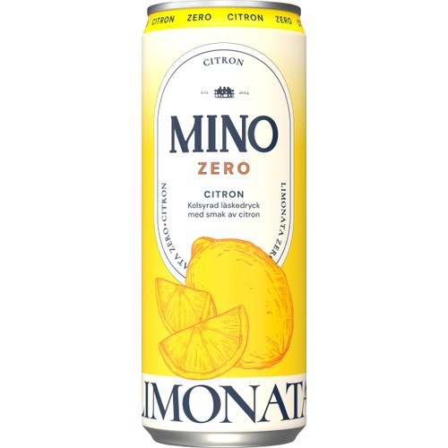 Läsk Lemonad Citron Zero 33cl Mino