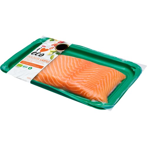 Laxfilé i bit Ekologisk 500g KRAV ICA I love eco