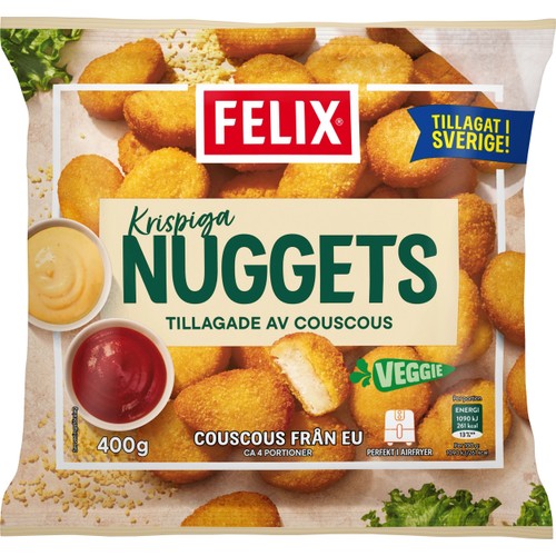Krispiga nuggets av couscous 400g Felix