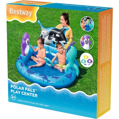 Pool Polar Pals Play center 134x131cm Bestway