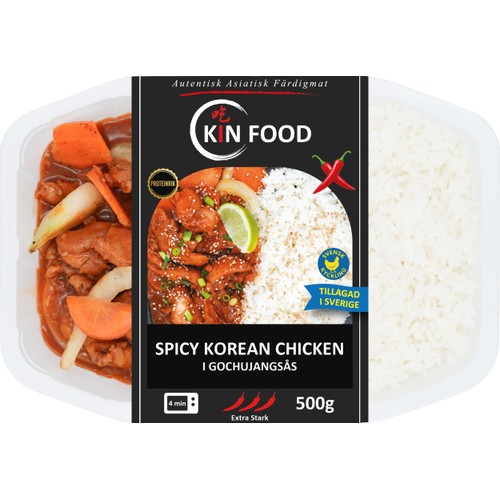 Färdigmat Spicy Korean Chicken 500g Kin Food