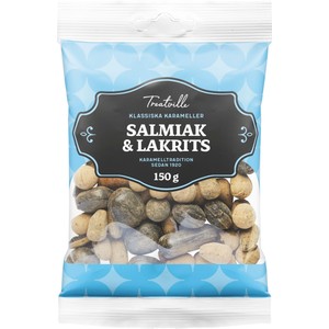 Karameller Salmiak Lakrits 150g Treatville