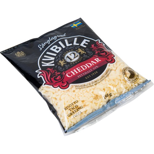 Cheddar Riven Ost 32% 150g Kvibille