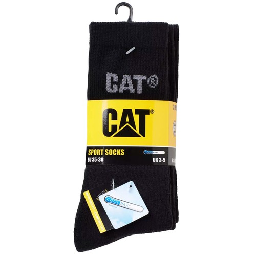 Sportsocka 3p Coolmax svart 39-42 CAT