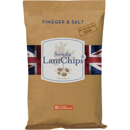 Lantchips Vinäger & Salt 200g LantChips