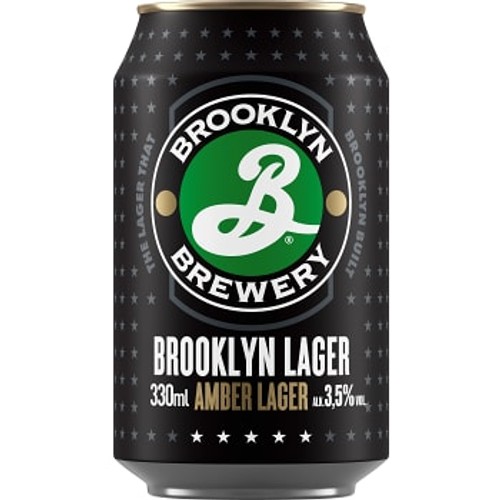 Öl Lager 3.5% 33cl Brooklyn
