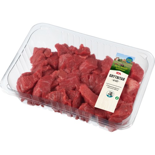 Grytbitar Färska av nöt ca 1kg ICA