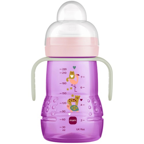 Flaska med drickpip Trainer 220ml 4m+ MAM