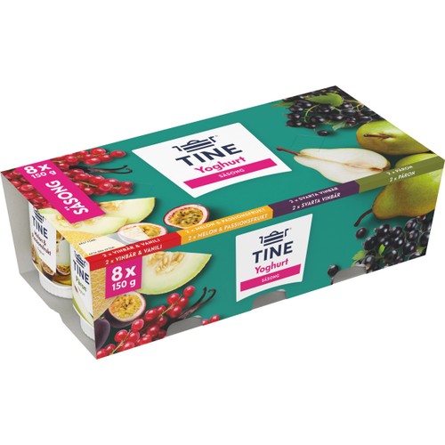 Yoghurt Säsong 8-p 1200g Tine